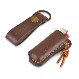 Ayı Kamp Vespa Çakmak & Anahtarlık Seti (Koyu Kahverengi)